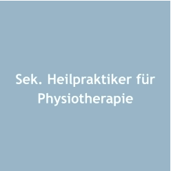 Sek. Heilpraktiker für Physiotherapie